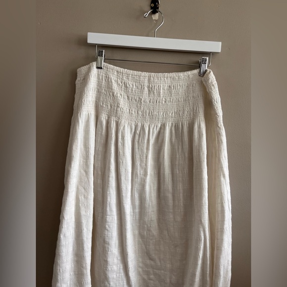 American Eagle Boho Midi Maxi Skirt‎ White Flowy Concert NWOT - Picture 4 of 6
